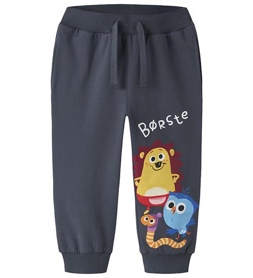 Name It Sweatpants - NmmAban - Børste - Ombre Blue
