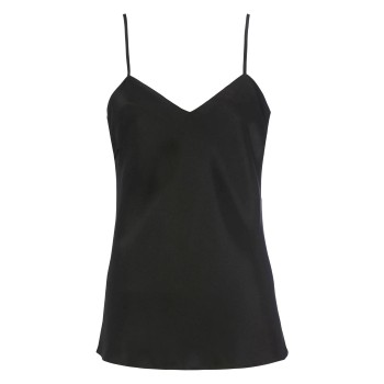 Damella Silk Camisole Sort silke Medium Dame