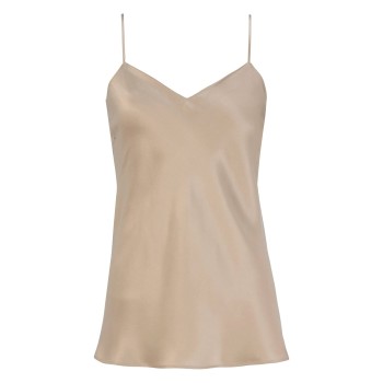 Damella Silk Camisole Nougat silke Large Dame
