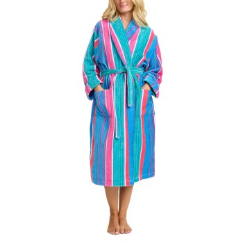 Damella Torekov Robe Blå/Rosa bomuld X-Small Dame