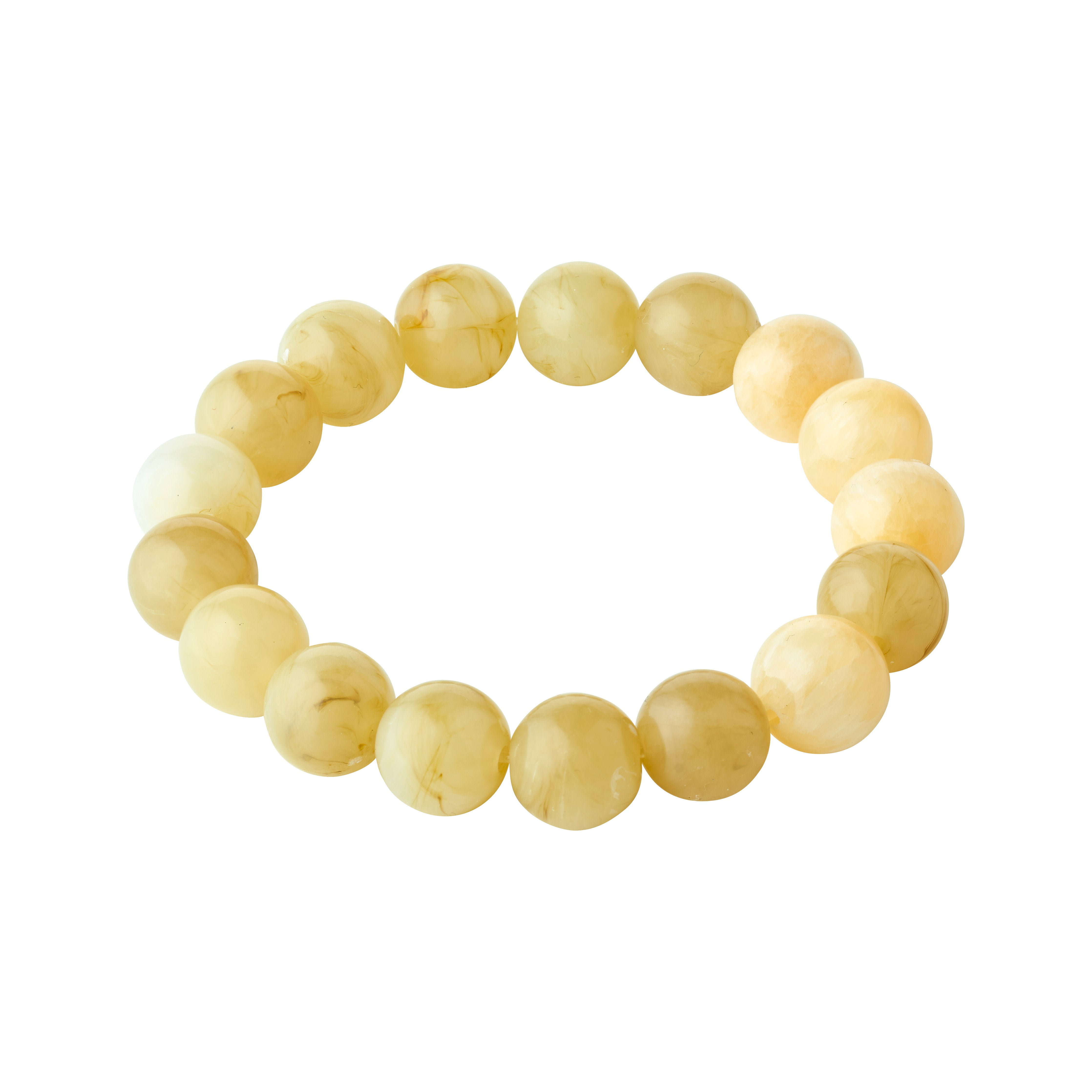Pilgrim AASE armbånd honey marble