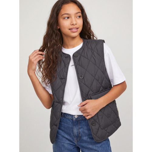 JJXX Quilted Vest Jope Black Diamond