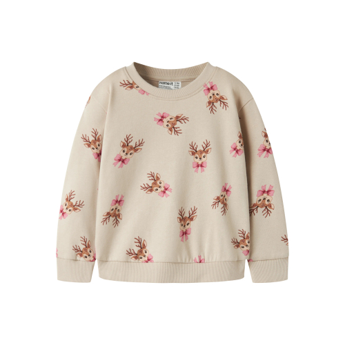 NAME IT Sweatshirt Vertrud Peyote Reindeer