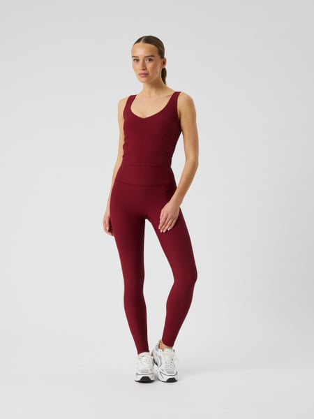Björn Borg Studio Ribbed Tights Rød, XXL