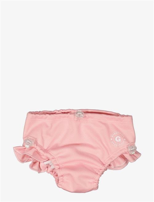 Geggamoja | Uv Baby Swim Pant Frill Pink 16 86/92 | 86-92