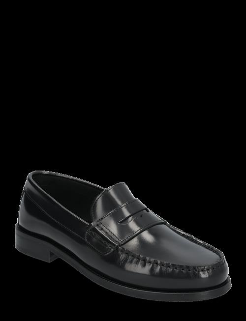 Garment Project | Miles Penny Loafer - Black Polido | 42