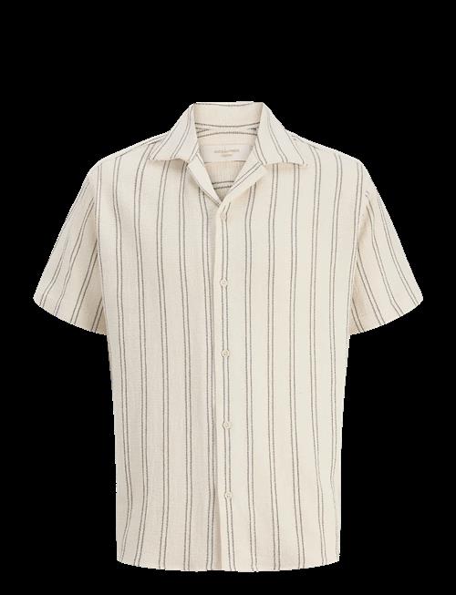 Jack & Jones | Jjecoba Stripe Resort Shirt Ss Sn | XXL