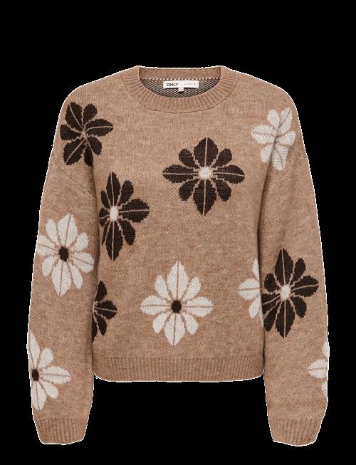 ONLY | Onlfreesia Ls Flower O-Neck Knt Noos | XS