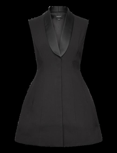 Bardot | Destene Satin Lapel Mini Dress | L