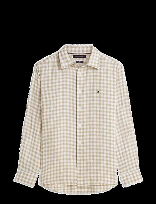Tommy Hilfiger | Linen Essential Gingham Rf Shirt | XL