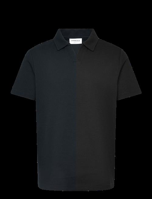 Lindbergh | Waffle Polo Split Neck | M