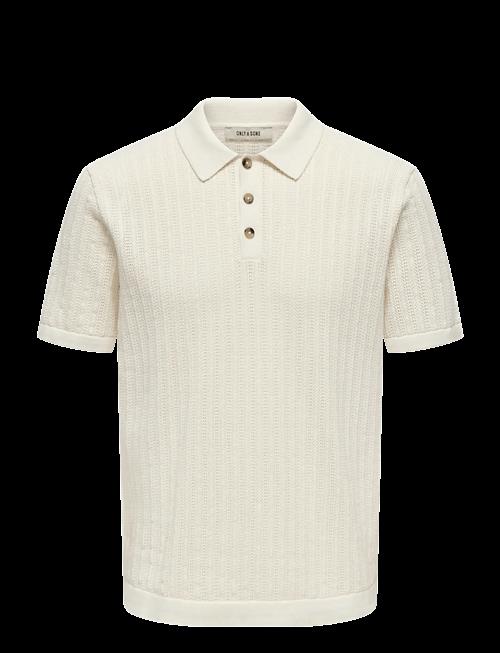 ONLY & SONS | Onsmoon Reg 12 Ss Polo Knit Noos | L