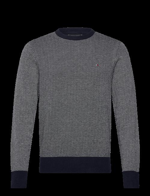 Tommy Hilfiger | Pima Ctn Cash Herringbone Crew | L