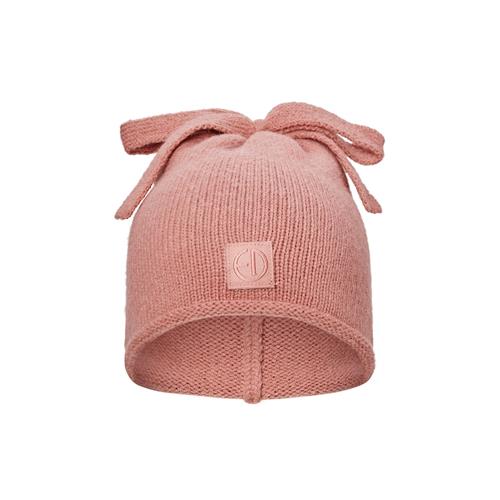 Elodie Furry Strikket Hue Rosy Bow  Rosy Bow 0-6 Months  Lyserød  0-6 måneder  unisex