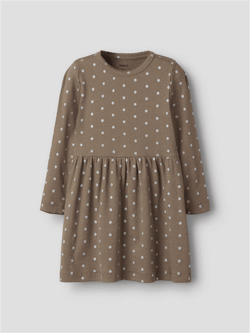Name It Kort Kjole Taupe Gray  Taupe Gray 104 cm  Grå  104 cm  Piger