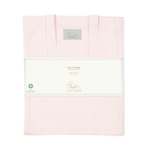 Cam Cam Bedding Set, Baby, 70x100cm  Classic Stripes Rose Classic Stripes Rose One Size  Lyserød  One Size  Piger