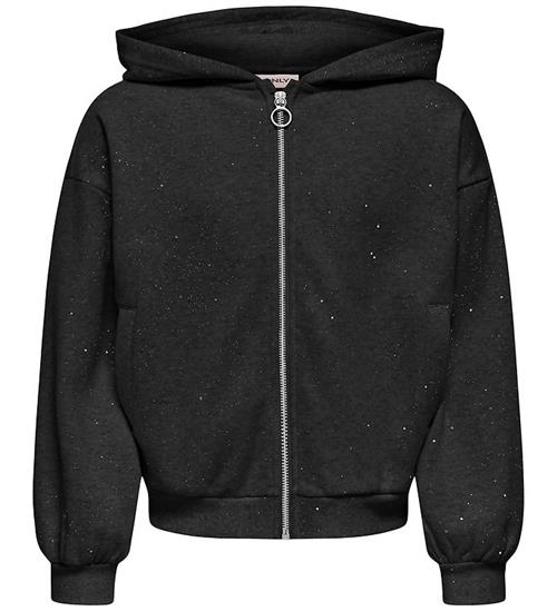 Kids Only Cardigan - KogOlivia - Black/Silver Glitter