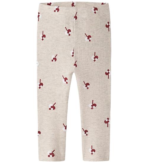 Name It Leggings - Rib - NbfRisakab - Peyote Melange