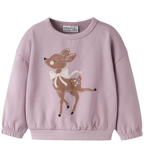 Name It Sweatshirt - NmfRyfie - Mauve Shadows
