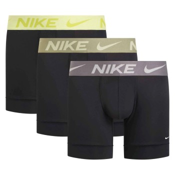 Nike 6P Everyday Essentials Micro Boxer Brief Sort/Grå polyester X-Large Herre