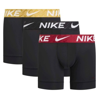 Nike 3P Everyday Essentials Micro Boxer Brief Rød/Sort polyester 2XL Herre