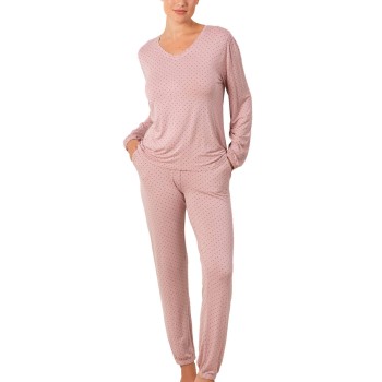 Trofé Trofe Bamboo Pyjamas Rosa Bambus X-Large Dame