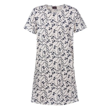 Trofé Trofe Bows Big T Nightdress Hvid Mønster bomuld XX-Large Dame