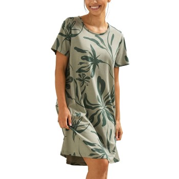 Trofé Trofe Graphic Printed Big Tee Militærgrøn  XX-Large Dame