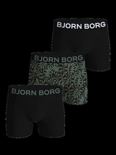 Björn Borg Organic Cotton Stretch Boxers 3-pack Sort, XXL