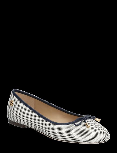 Lauren Ralph Lauren | Jayna Cross-Dyed Canvas Flat | 38