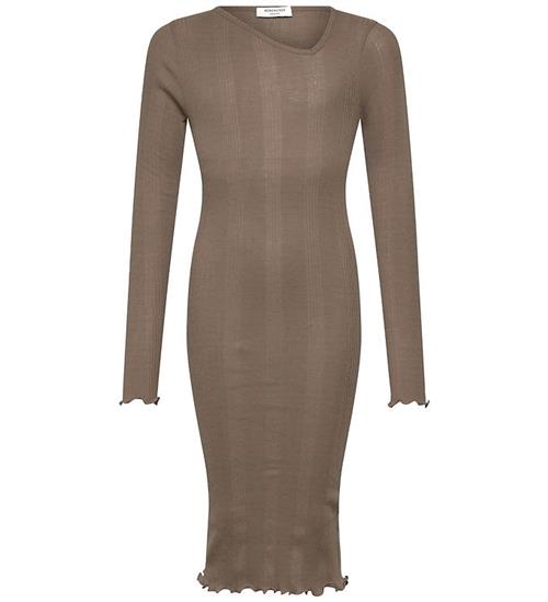 Rosemunde Kjole - Rib - Midi - RkBay - Walnut