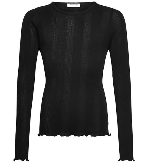Rosemunde Bluse - Rib - RkBay - Sort