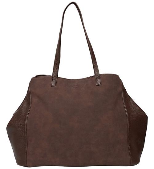 Rosemunde Skuldertaske - RbMunich - Large - Dark Chocolate Gold