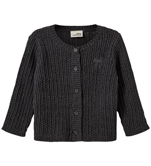 Sofie Schnoor Cardigan - Strik - SkylarKB - Dark Grey Melange