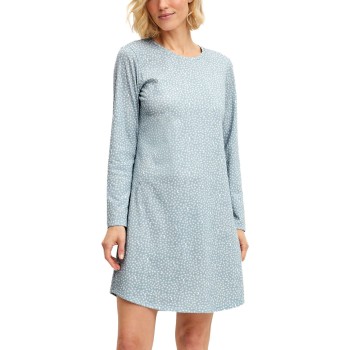 Calida Midnight Dreams Nightdress Lyseblå bomuld Small Dame