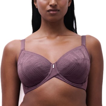 Chantelle BH EasyFeel Very Covering Underwired Bra Blomme nylon E 80 Dame