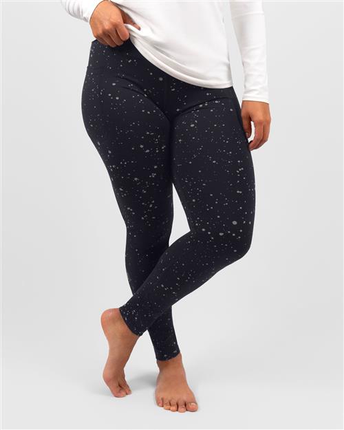 Eva Deep Blue Grunge Reflective Compression Leggings