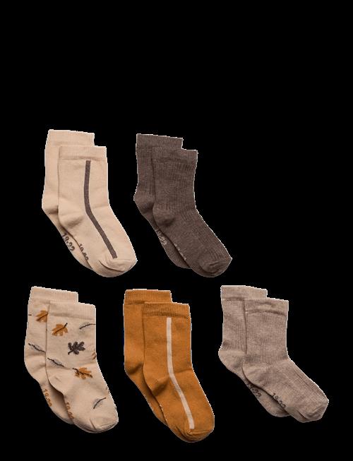 Minymo | Socks W. Pattern (5-Pack) | 31\34