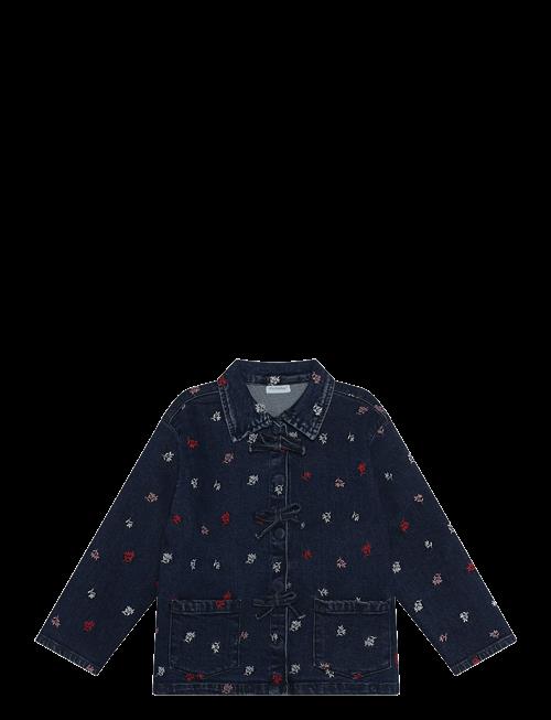 Minymo | Jacket Denim W. Emb. | 122