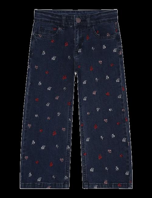 Minymo | Pants Denim W. Emb. | 122