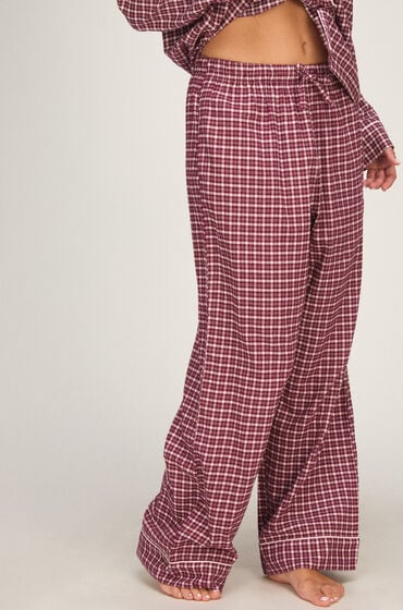 Hunkemöller Pyjamasbukser Woven Lyserød