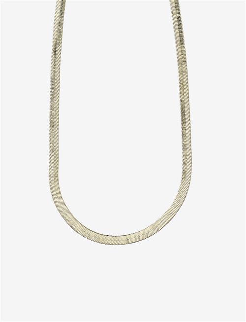 Pilgrim | Noreen Flat Snakechain Necklace Gold-Plated | ONE SIZE
