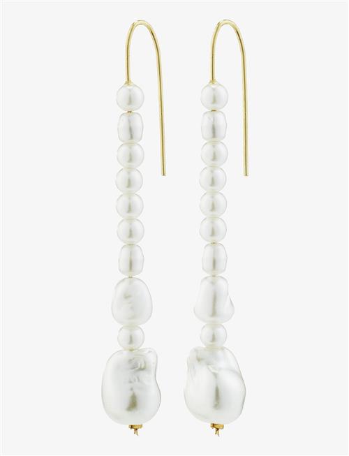 Pilgrim | Willpower Pearl Earrings Gold-Plated | ONE SIZE