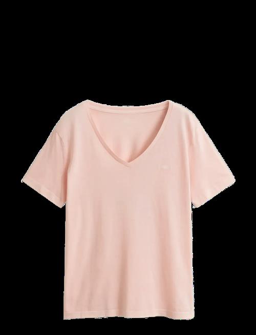Gant | Reg Washed Shield V-Neck T-Shirt | XL