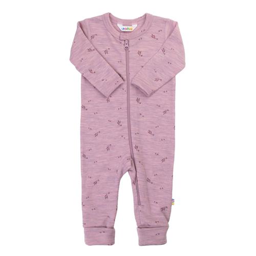 Joha Jumpsuit Med 2-i-1-fod Lilac Melange  Lilac Melange 80 cm  Lilla  80 cm  unisex