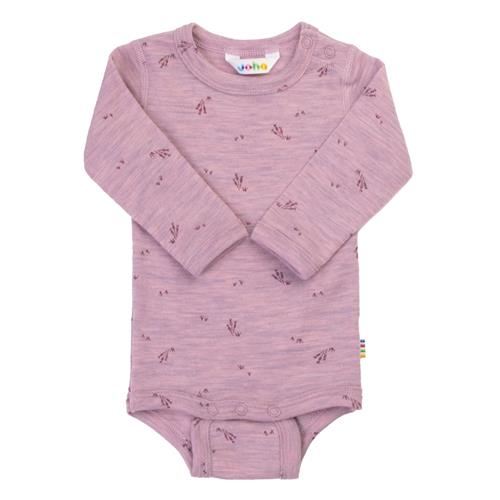 Joha Baby Body Lilac Melange  Lilac Melange 70 cm  Lilla  70 cm  unisex