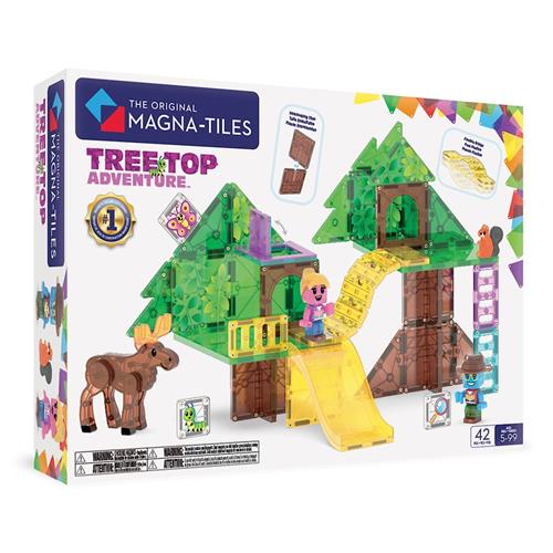 Magna-Tiles 42 Stk. Tree Top Adventure  Multi One Size  Hvid  One Size 3+ Years unisex