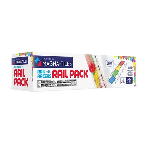 Magna-Tiles 8 Stk. Rail Pack  Multi One Size  Hvid  One Size 3+ Years unisex