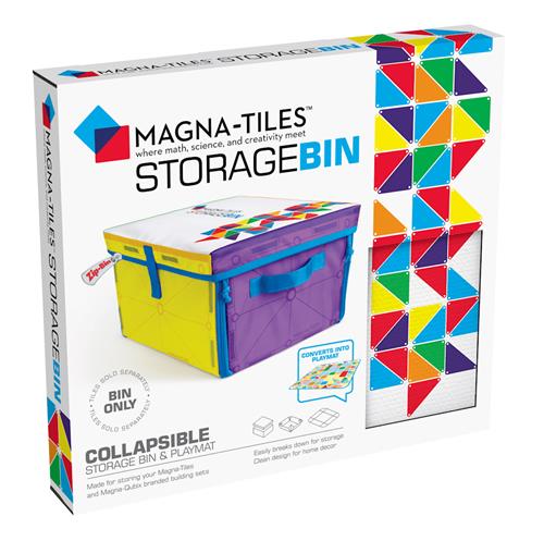Magna-Tiles Opbevaringskasse Og Legemåtte I Ét  Multi One Size  Hvid  One Size 3+ Years unisex