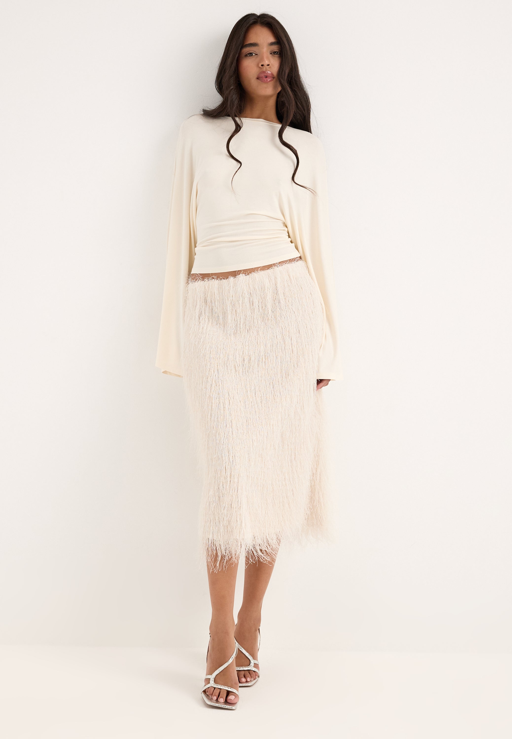 VERO MODA Awemberley Hw Calf Skirt
